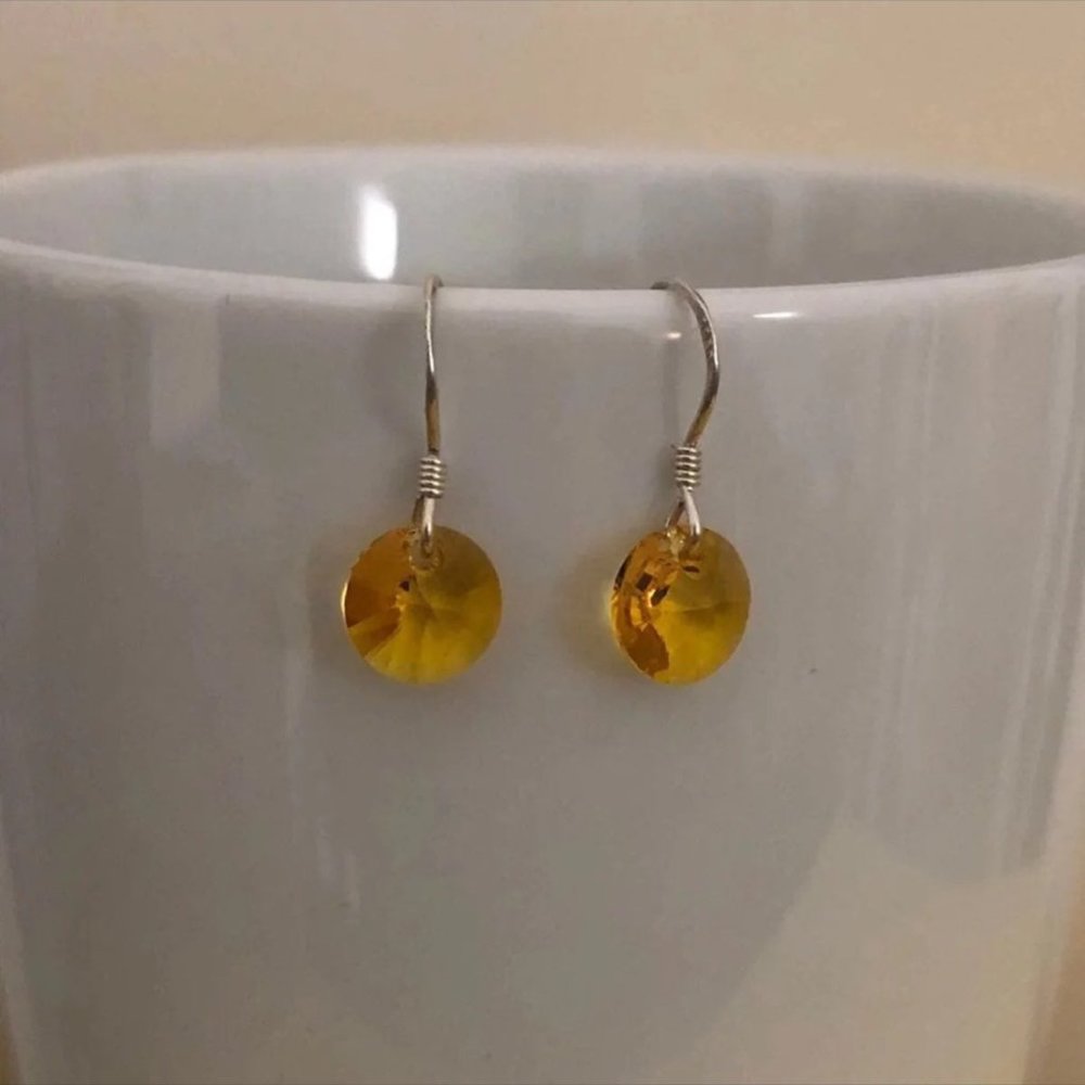S925 Swarovski Elements crystal earrings